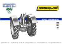 Despiece Tractor Pasquali Avantren Motriz 601-607